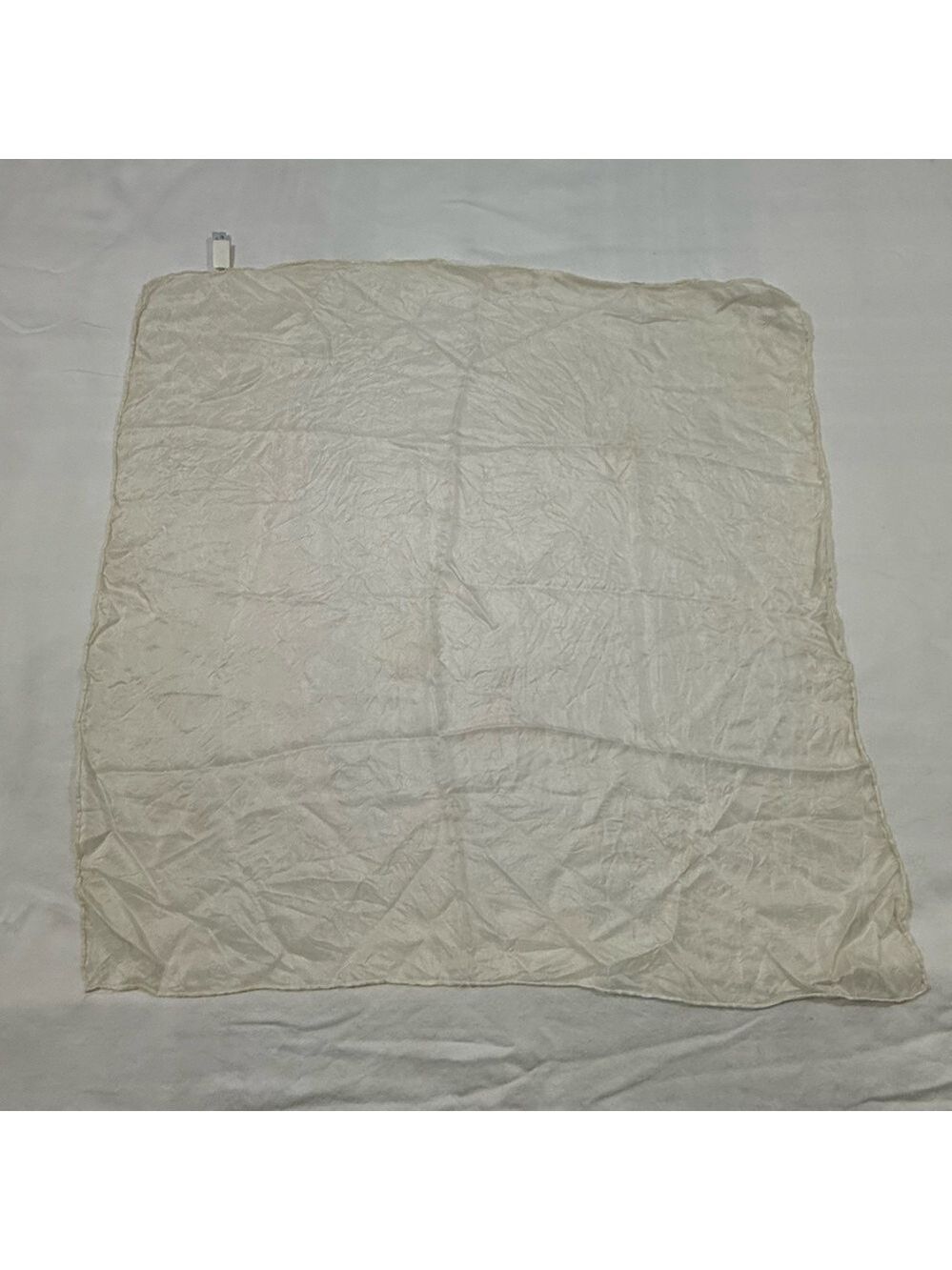 Sarah’s Silks Ivory 21x21 Pure Silk Play Scarf Waldorf Montessori
